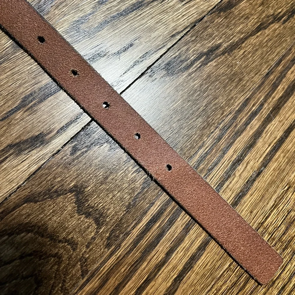 FOSSIL Leather Belt with Multiple Colors and Patterns Brown
